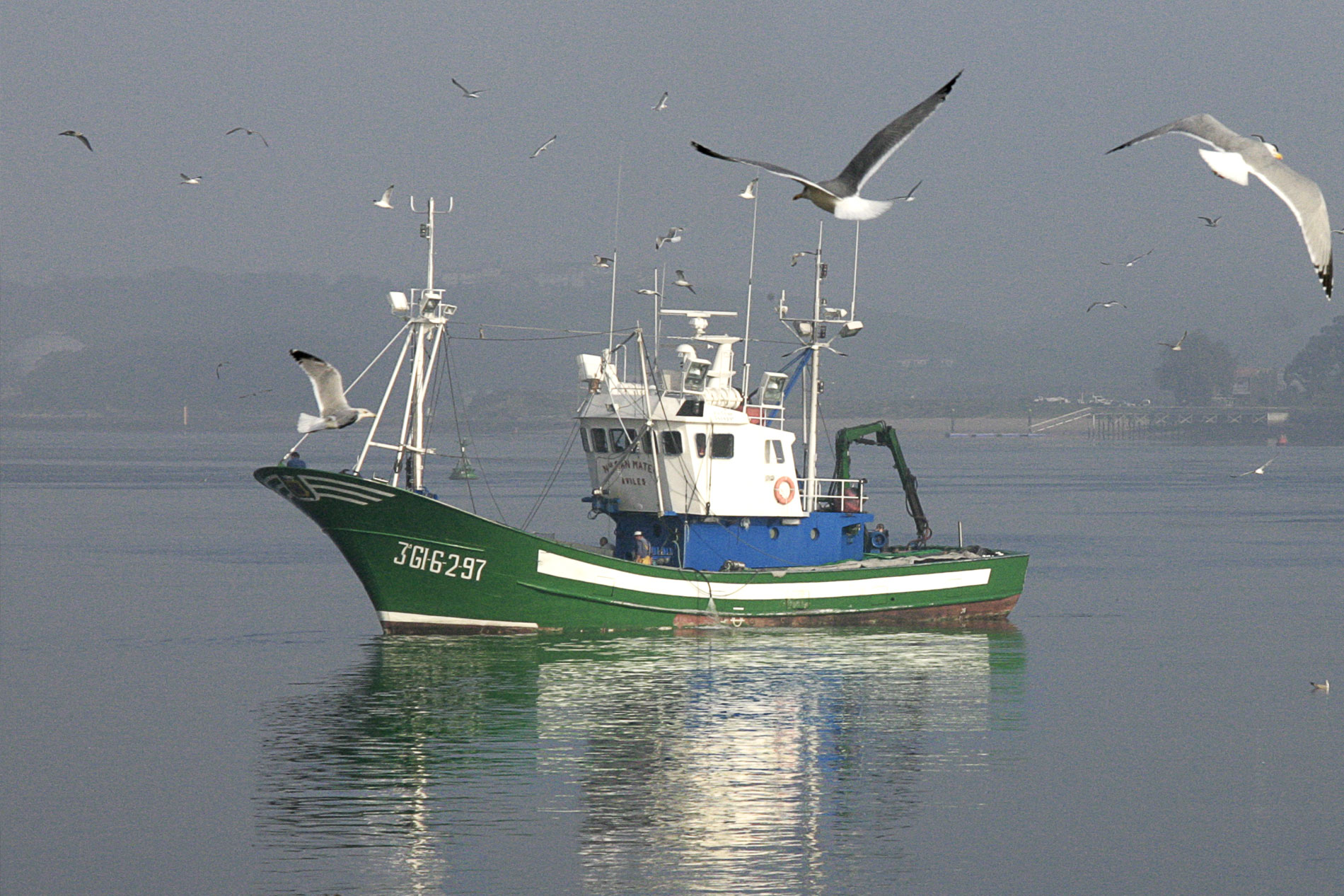 Regresando al puerto de Avilés