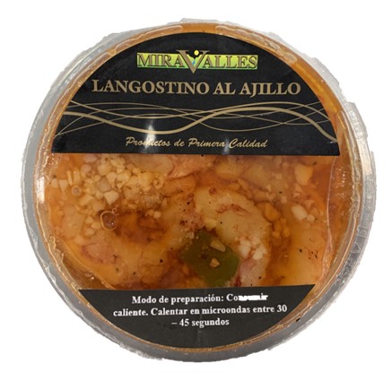 Langostino al ajillo — Miravalles