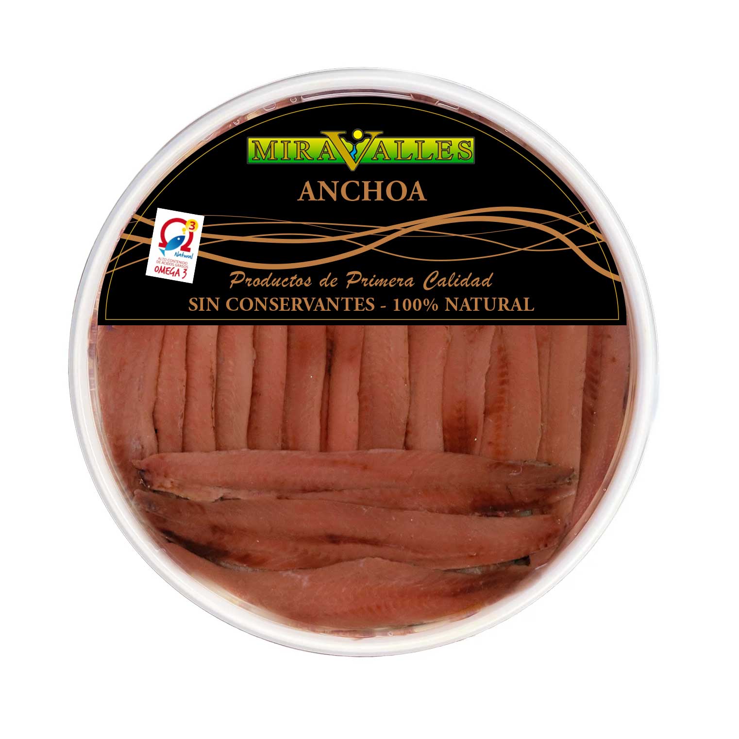 Anchoa del cantábrico en aceite de oliva SERIE ORO