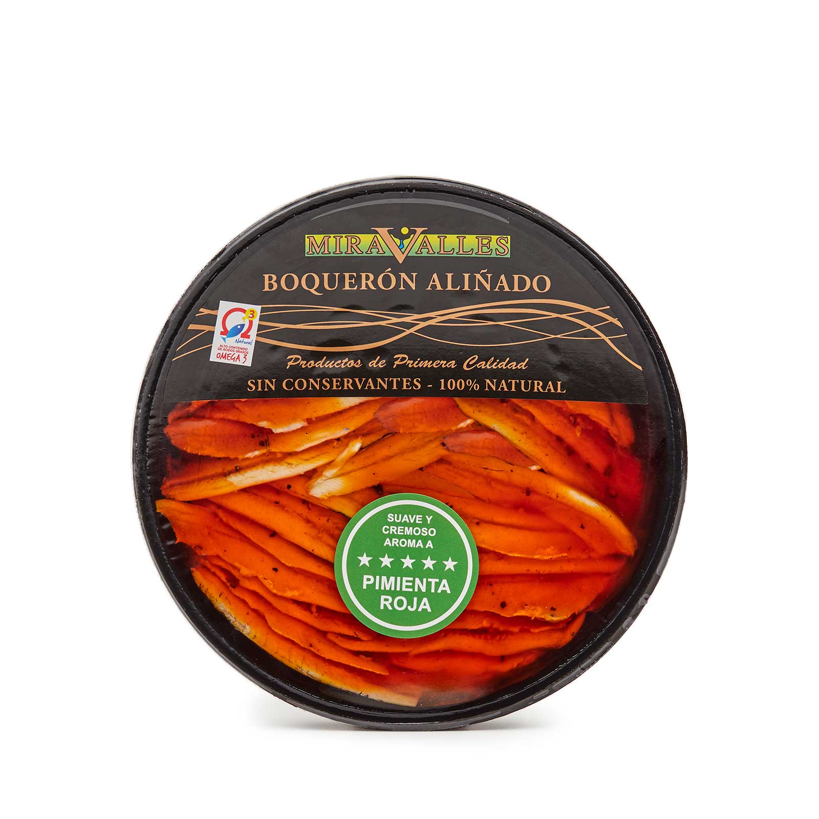 Boquerón del cantábrico pimienta roja